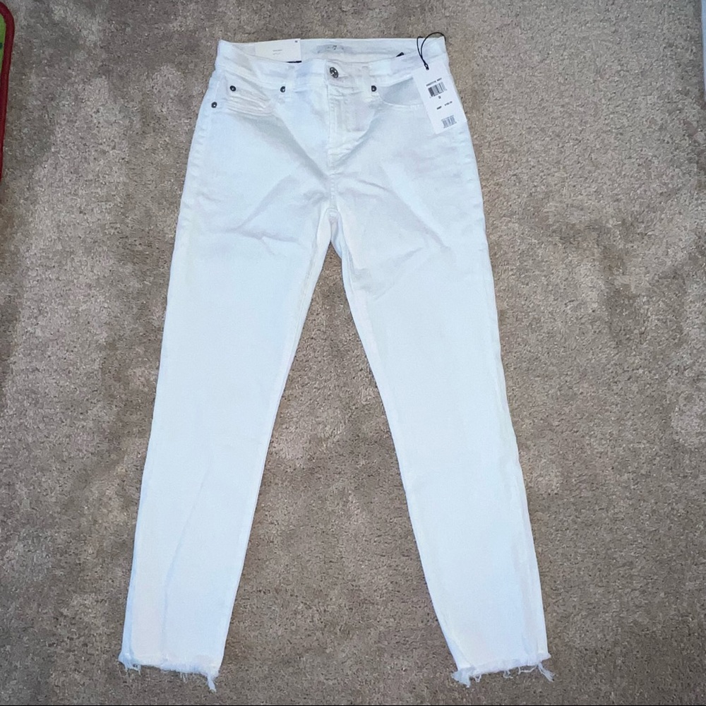 NWT White 7 For All Mankind Roxanne Ankle jeans, sz28